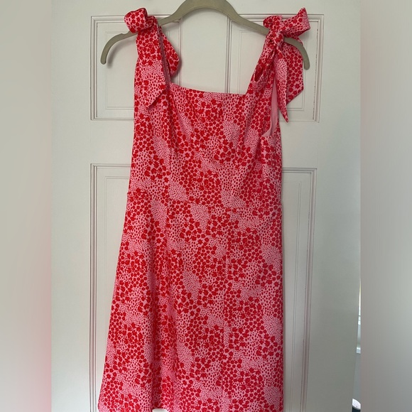 BCBGeneration Patterned Tie Sleeve Dress size 2 - Picture 5 of 5